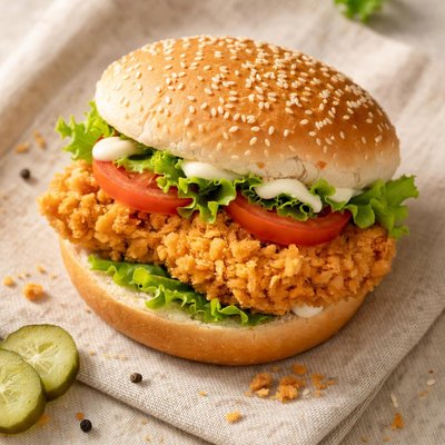 Kfc classic chicken zinger burger