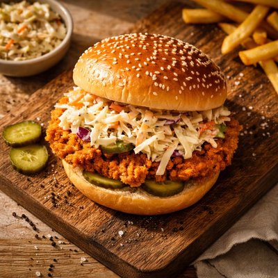 Kfc coleslaw burger