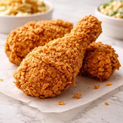 Kfc extra crispy chicken leg