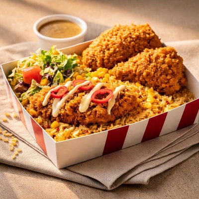 Kfc extra zinger rice box