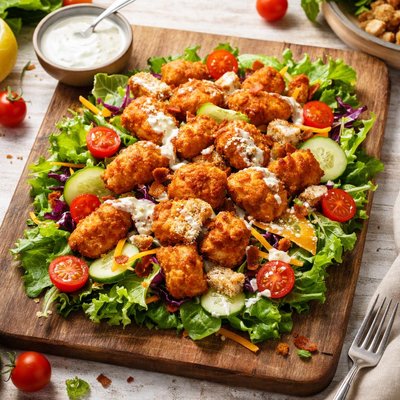 Kfc filet bites salad