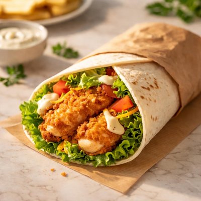 Kfc salad wrap