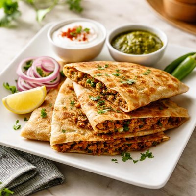 Kheema paratha