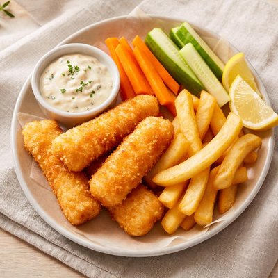 Kids fish and chips
