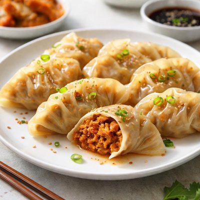 Kimchi dumpling