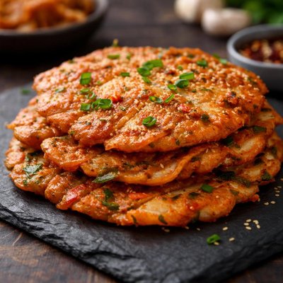 Kimchi jeon