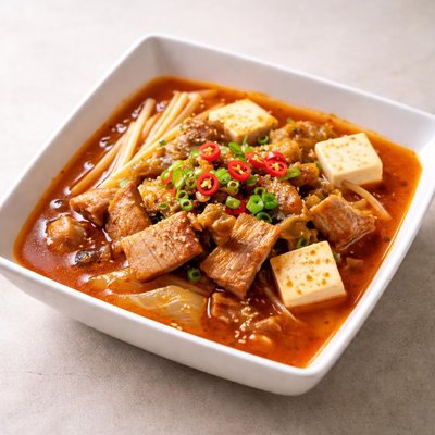 泡菜猪肉豆腐汤