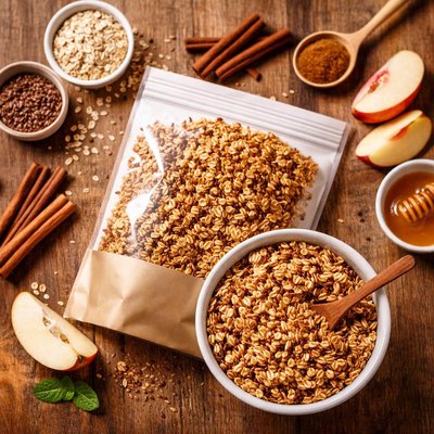 Kind cinnamon oat granola with flax seeds