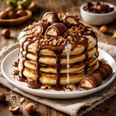 Kinder bueno pancakes