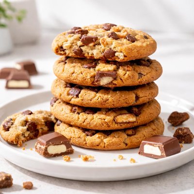 Kinderschokolade crunchy cookies