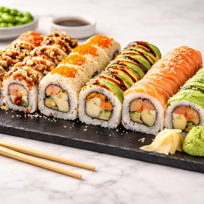 King of rolls combo sushi