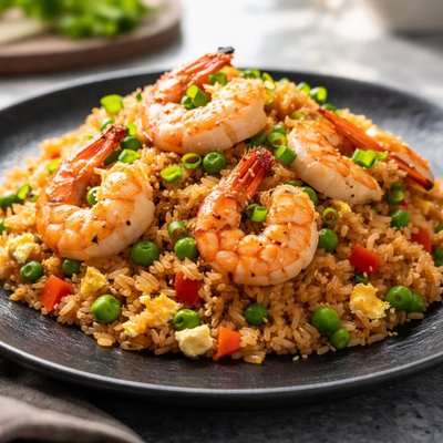 King prawn fried rice