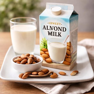 Kirkland unsweetend almond milk