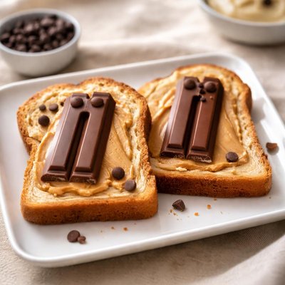Kit kat ghost toast