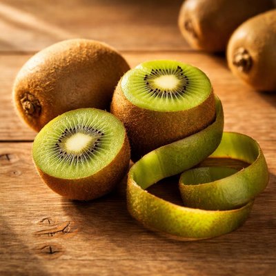 Kiwi with peel