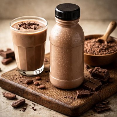 Knockout chocolate non dairy protein shake by muscle milk