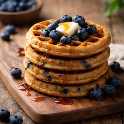 Kodiak power waffles blueberry