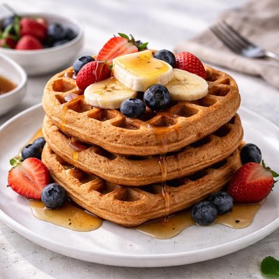 科迪亚克蛋白华夫饼