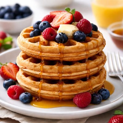 Kodiak protein waffles