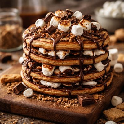Kodiak smores pancakes