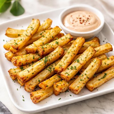 Kohlrabi fries