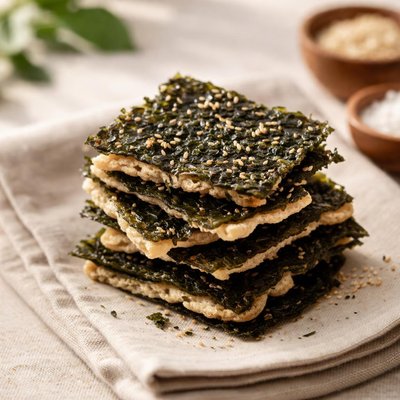 Korea seaweed snacks