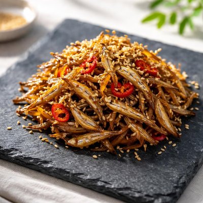 Korean anchovy side dish