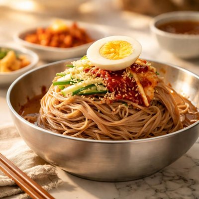 Korean buckwheat noodles
