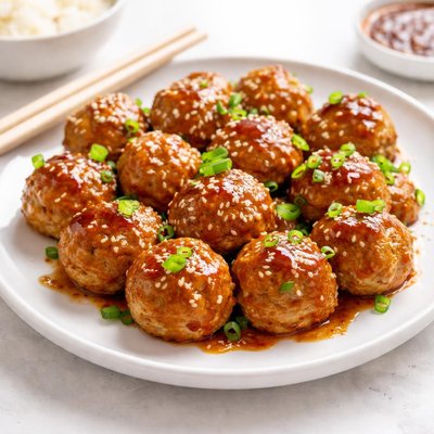 Korean chicken meatballs