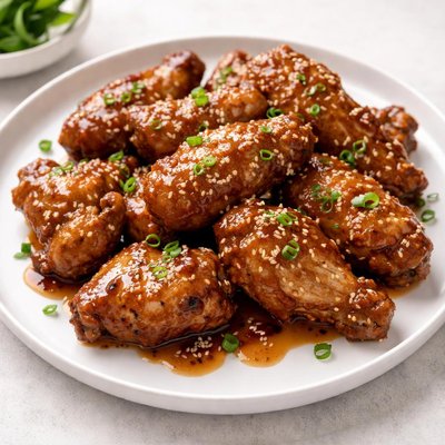 Korean garlic soy chicken