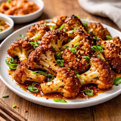 Korean grilled cauliflower