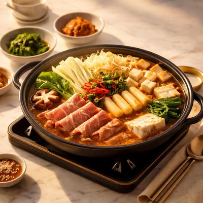 Korean hot pot