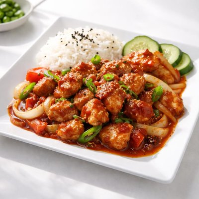 Korean hotplate chicken