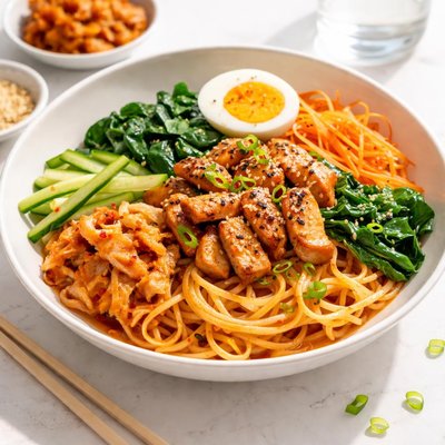 Korean noodle bowl