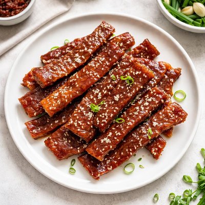 Korean pork jerky