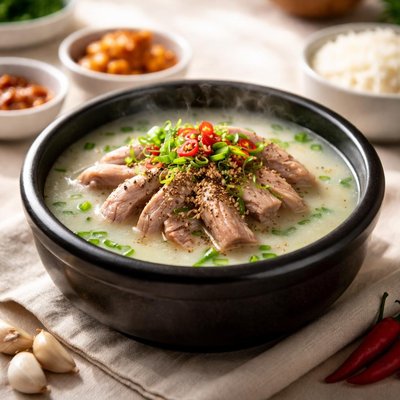 Korean pork soup