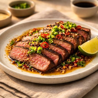 Korean steak tataki