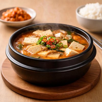 Korean tofu soup