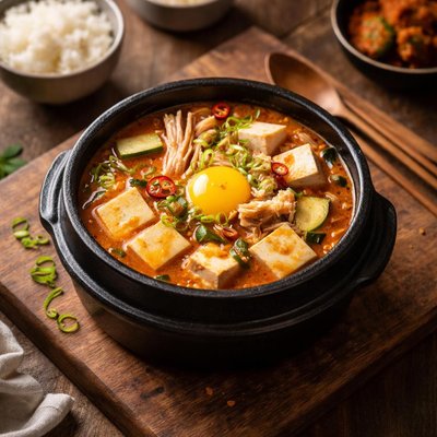 Korean tofu stew