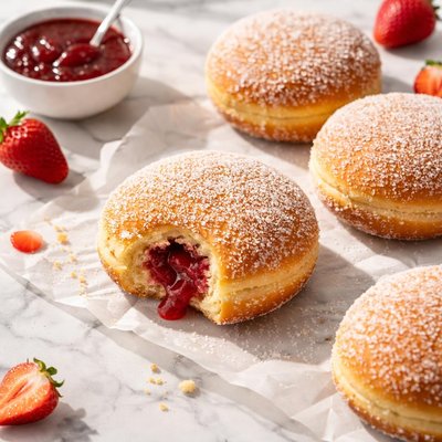 Krispy kreme jelly filled doughnut