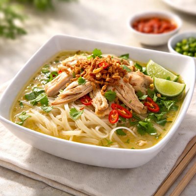 Kuew tiaw sup ayam kampung