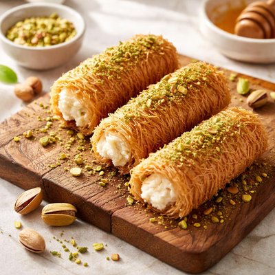 Kunafa rolls
