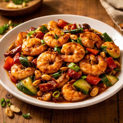 Kung pai shrimp
