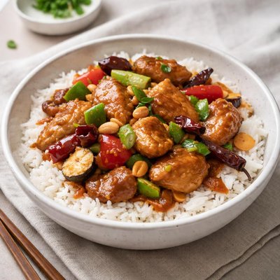 Kung pao chicken bowl