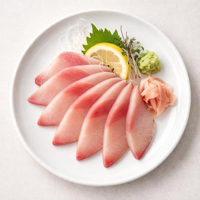 Kura yellowtail sashimi