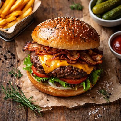 La Belle et la Boeuf Burger