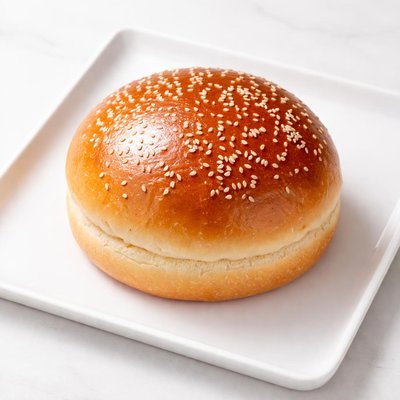 La brioche hamburger bun