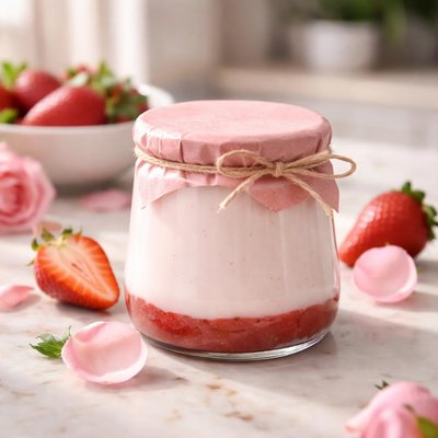 La fermiere rose whole milk french yogurt