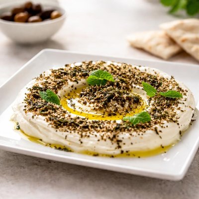 Labneh with zatar