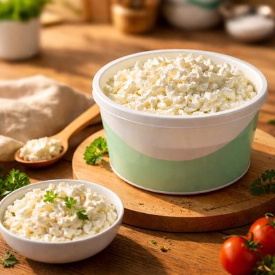 Lac free cottage cheese